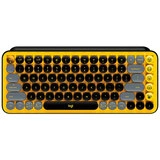 Клавиатура беспроводная Logitech POP keys Wireless Mechanical Blast yellow