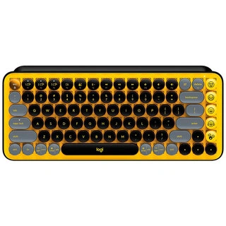 Клавиатура беспроводная Logitech POP keys Wireless Mechanical Blast yellow