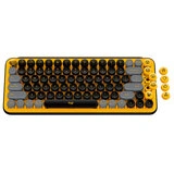Клавиатура беспроводная Logitech POP keys Wireless Mechanical Blast yellow - фото 4