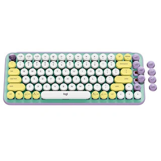 Клавиатура беспроводная Logitech POP keys Wireless Mechanical Daydream mint