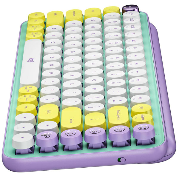 Клавиатура беспроводная Logitech POP keys Wireless Mechanical Daydream mint