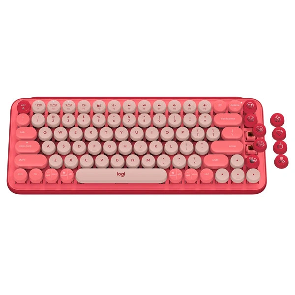 Logitech сымсыз пернетақтасы POP keys Wireless Mechanical Heartbreaker rose - фото 3