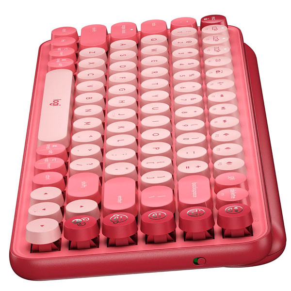 Клавиатура беспроводная Logitech POP keys Wireless Mechanical Heartbreaker rose