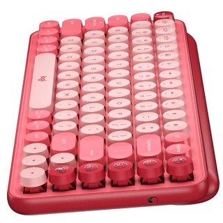 Logitech сымсыз пернетақтасы POP keys Wireless Mechanical Heartbreaker rose
