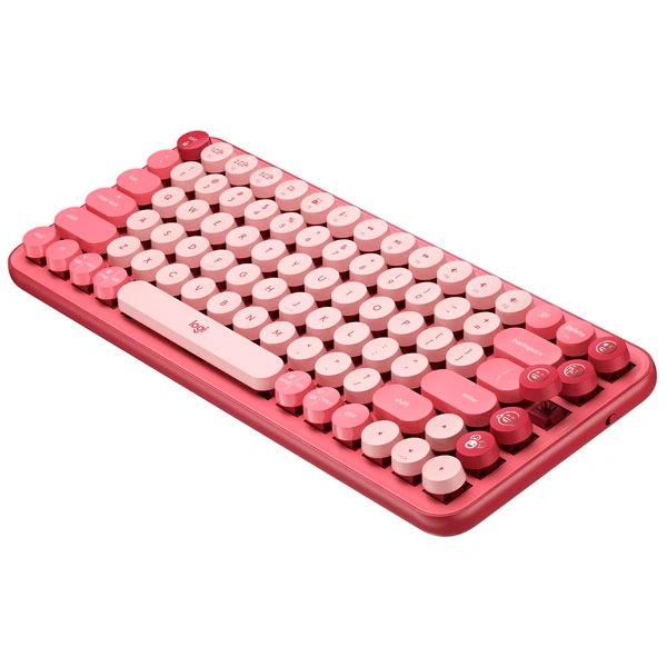 Logitech сымсыз пернетақтасы POP keys Wireless Mechanical Heartbreaker rose - фото 5