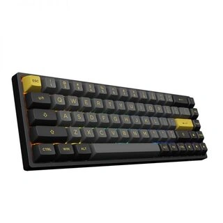 Клавиатура беспроводная AKKO 3068B Plus Black&Gold (Jelly Pink switches)