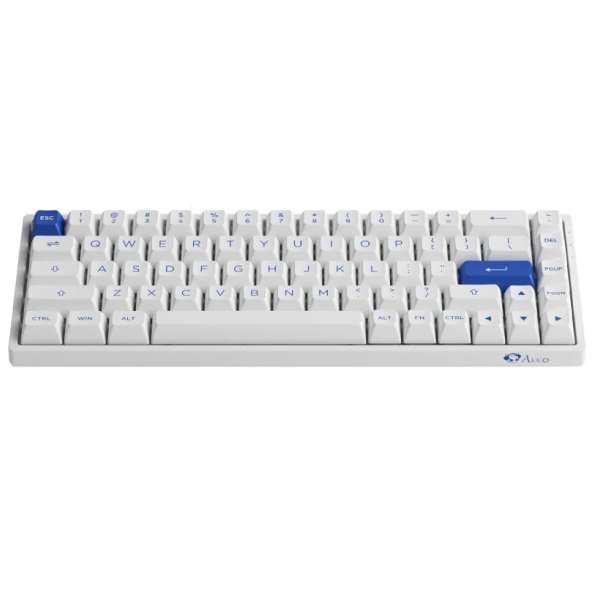 Клавиатура беспроводная AKKO 3068B White&Blue (Jelly Pink switches)