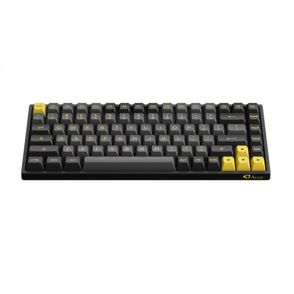 Клавиатура беспроводная AKKO 3084B  Black&Gold (Jelly Pink switches)