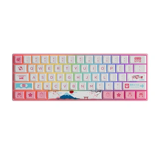 Клавиатура проводная AKKO 3061 World Tour Tokyo ( Pink CS)