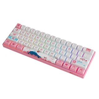 Клавиатура проводная AKKO 3061 World Tour Tokyo ( Pink CS)