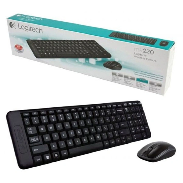Комплект беспроводной Клавиатура + Мышь Logitech MK220 (920-003169) - фото 4