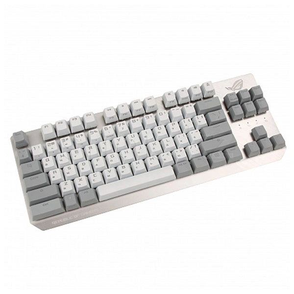 Клавиатура игровая Asus ROG Strix Scope NX TKL Moonlight White (90MP02B6-BKRA00) - фото 2