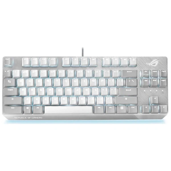 Клавиатура игровая Asus ROG Strix Scope NX TKL Moonlight White (90MP02B6-BKRA00)