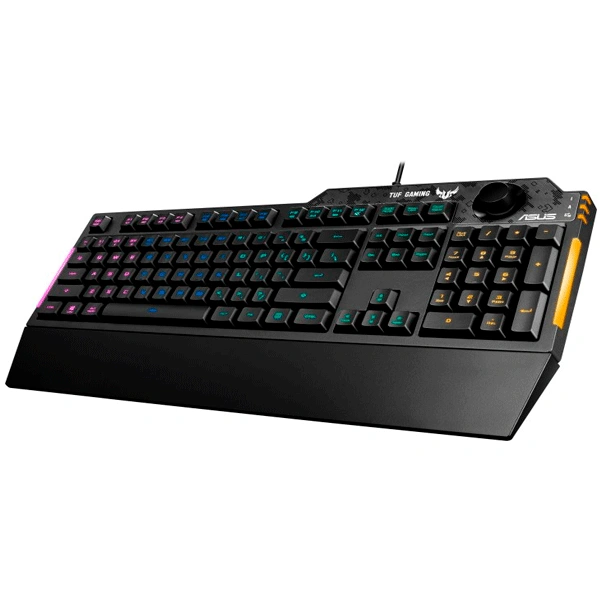 Клавиатура игровая Asus TUF Gaming K1 RU Black (90MP01X0-BKRA00) - фото 2