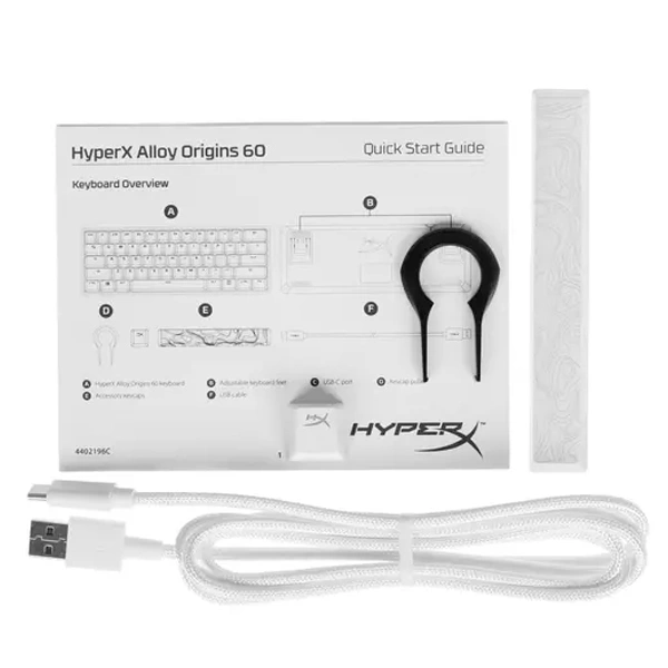 Клавиатура HyperX Alloy Origins 60 (572Y6AA#ACB) Pink - фото 4