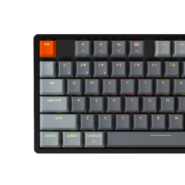 Клавиатура Keychron K8-C3 TKL Brown Switch RGB Aluminum Frame Gateron G pro Mechanical Wireless - фото 3