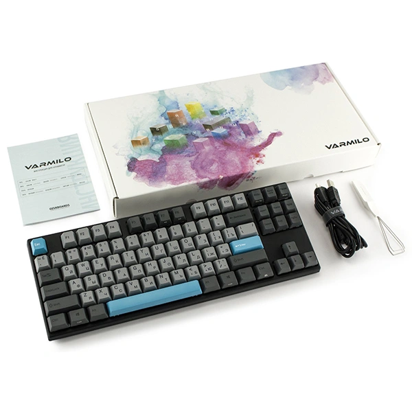 Игровая клавиатура Varmilo MA87M V2 Moonlight EC Ivy V2 RU (A33A023B1A3A06A007) - фото 7