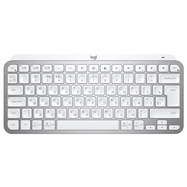 Клавиатура беспроводная Logitech MX Keys Mini Light Gray 920-010502
