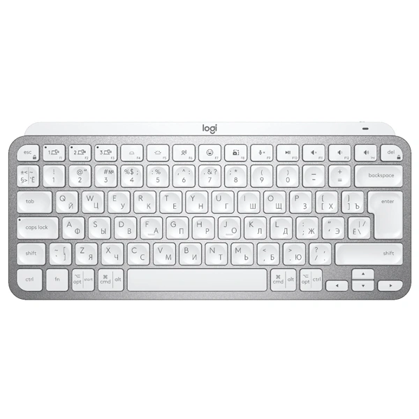 Клавиатура беспроводная Logitech MX Keys Mini Light Gray 920-010502