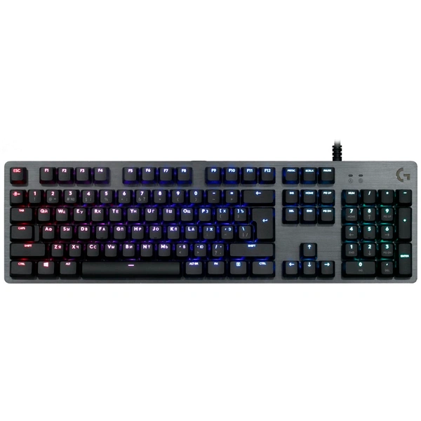 Logitech ойын пернетақтасы G512 Carbon Lightsync RGB GX Brown (920-009351) Black
