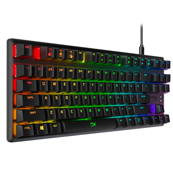 Клавиатура HyperX Alloy Origins Core PBT HX Red TKL (US) 639N7AA#ABA Alloy Origins Core PBT HX Red (TKL639N7AA) - фото 2