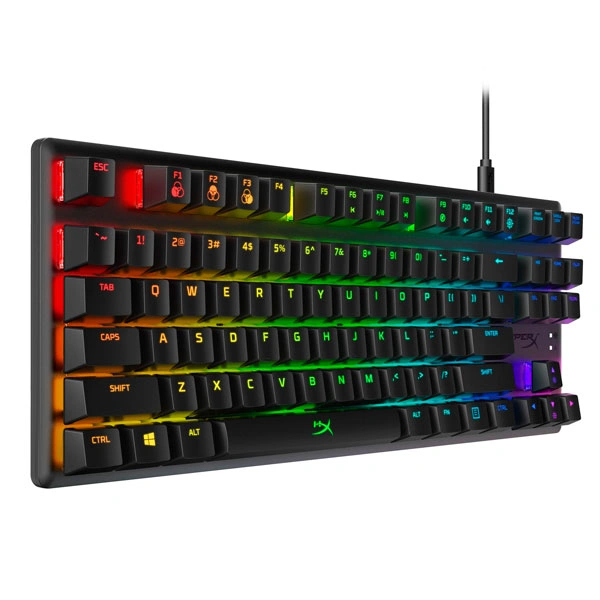 Клавиатура HyperX Alloy Origins Core PBT HX Aqua TKL (US) 639N9AA#ABA Alloy Origins Core PBT HX Aqua TKL (639N9AA#ABA) - фото 2