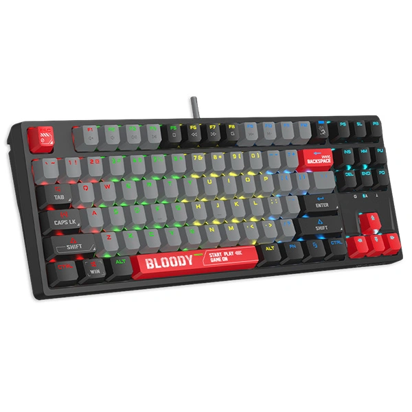 Bloody ойын пернетақтасы S87 RED - фото 3