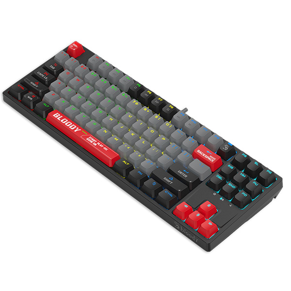 Клавиатура игровая Bloody S87 RED