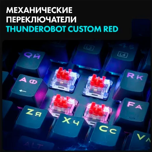 Клавиатура проводная Thunderobot K87R Sage Green - фото 5