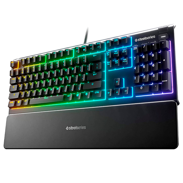 Клавиатура игровая Steelseries Apex 3 US, 64795 - фото 2