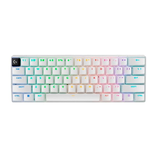 Клавиатура игровая Logitech G PRO X 60 LIGHTSPEED Wireless Gaming Keyboard (Tactile) - WHITE, 920-011930