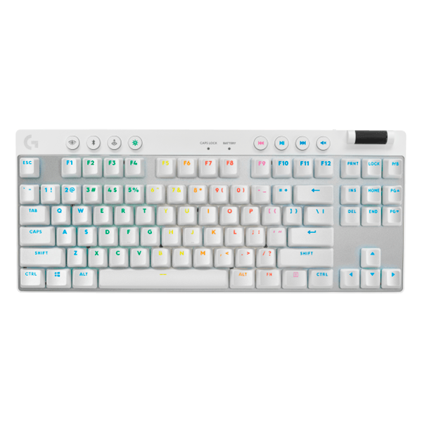 Клавиатура игровая Logitech G PRO X TKL LIGHTSPEED Mechanical Gaming Keyboard - WHITE - US INT'L - TACTILE, 920-012148