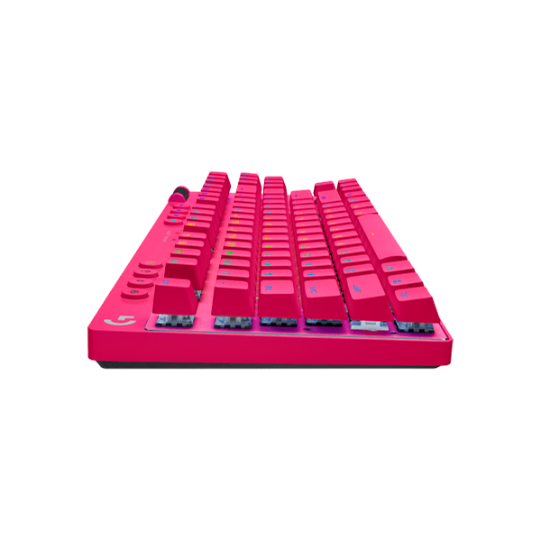 Клавиатура игровая Logitech G PRO X TKL LIGHTSPEED Mechanical Gaming Keyboard - MAGENTA - US INT'l - TACTILE, 920-012159 - фото 3