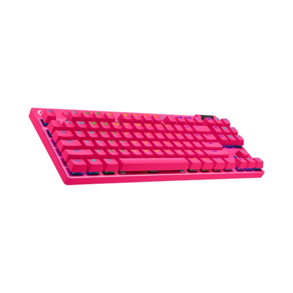 Клавиатура игровая Logitech G PRO X TKL LIGHTSPEED Mechanical Gaming Keyboard - MAGENTA - US INT'l - TACTILE, 920-012159 - фото 2