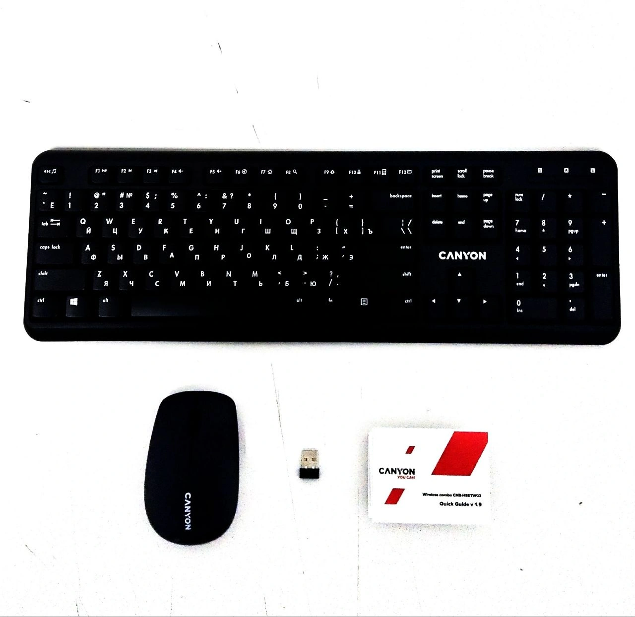 Комплект беспроводной Canyon CNS-HSETW02-RU Black - фото 3