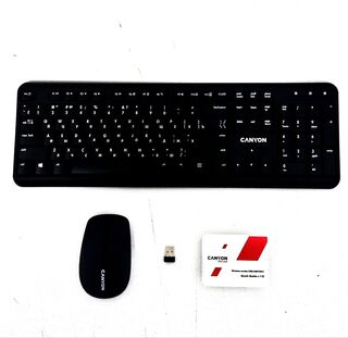 Комплект беспроводной Canyon CNS-HSETW02-RU Black