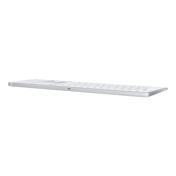 Клавиатура беспроводная Apple Magic Keyboard with Touch ID - Russian - White Keys (MXK73RS/A) - фото 4