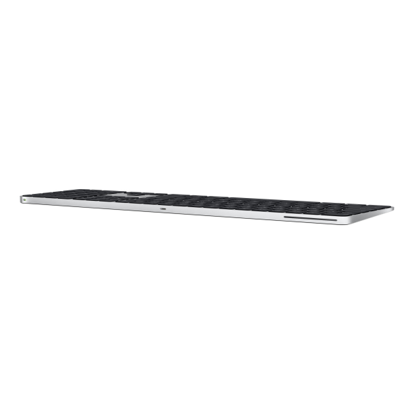 Клавиатура беспроводная Apple Magic Keyboard with Touch ID and Numeric Keypad Black Keys (MMMR3RS/A) DEMO - фото 3