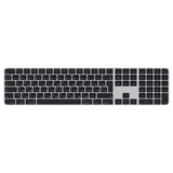 Клавиатура беспроводная Apple Magic Keyboard with Touch ID and Numeric Keypad Black Keys (MMMR3RS/A) DEMO