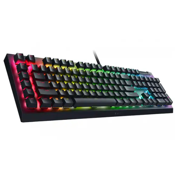 Razer ойын пернетақтасы BlackWidow V4 X Green Switch Russian Layout, RZ03-04700800-R3R1 - фото 2