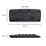 Комплект беспроводной Клавиатура + Мышь Logitech MK330 - фото 3