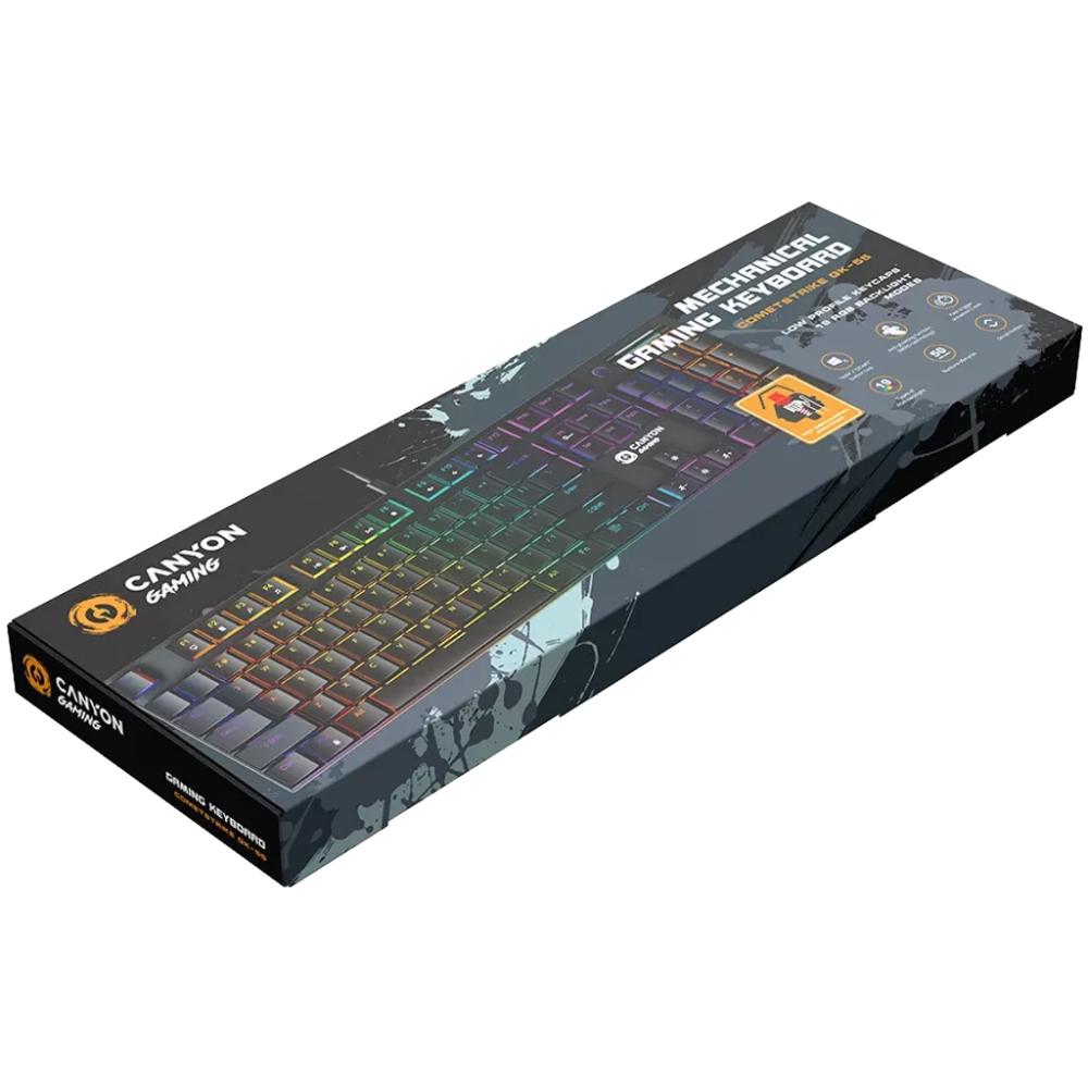 Клавиатура игровая проводная Canyon CND-SKB55-RU - фото 5