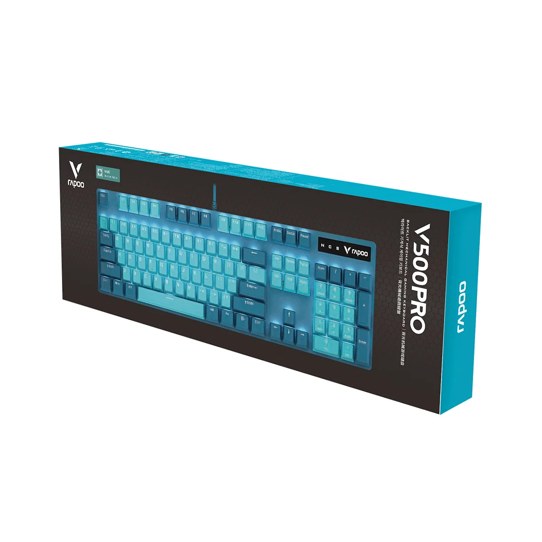 Клавиатура Rapoo V500PRO Cyan Blue 