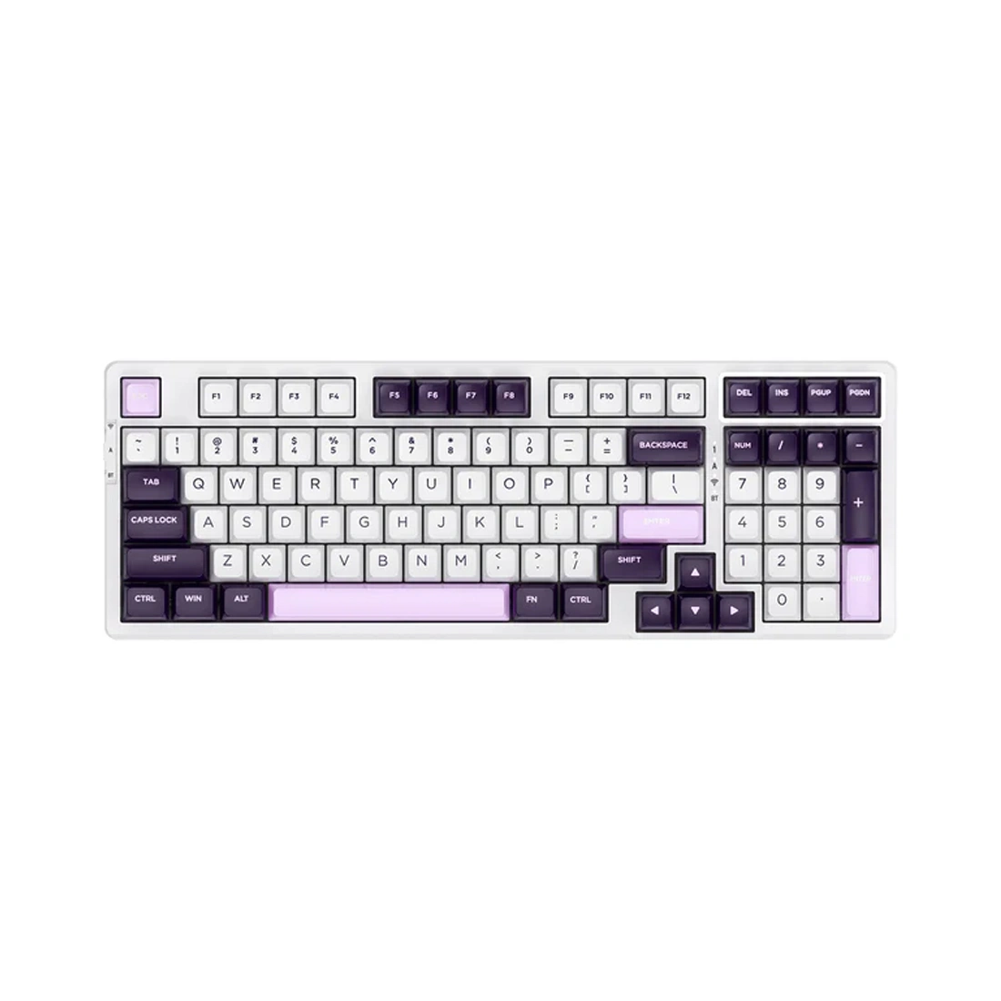 Клавиатура VGN V98Pro V2 31338 Black Currant Crystal Wine  - фото 2