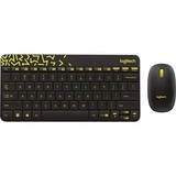 Беспроводной клавиатура + Мышь Logitech MK240 Nano 920-008213 Black