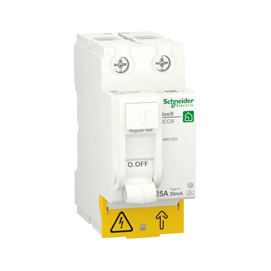 Выключатель дифференциального тока SE RESI9 2P 25А 30мА 