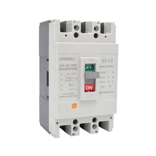 Автоматический выключатель ANDELI AM1-63L 3P 50A 