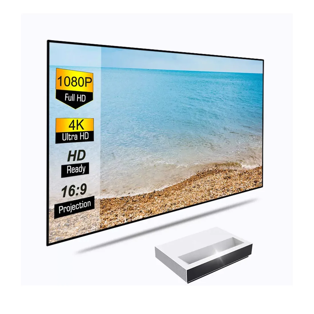 Экран Deluxe FJ1-120H (pvc светоотражающий) 265x 149 