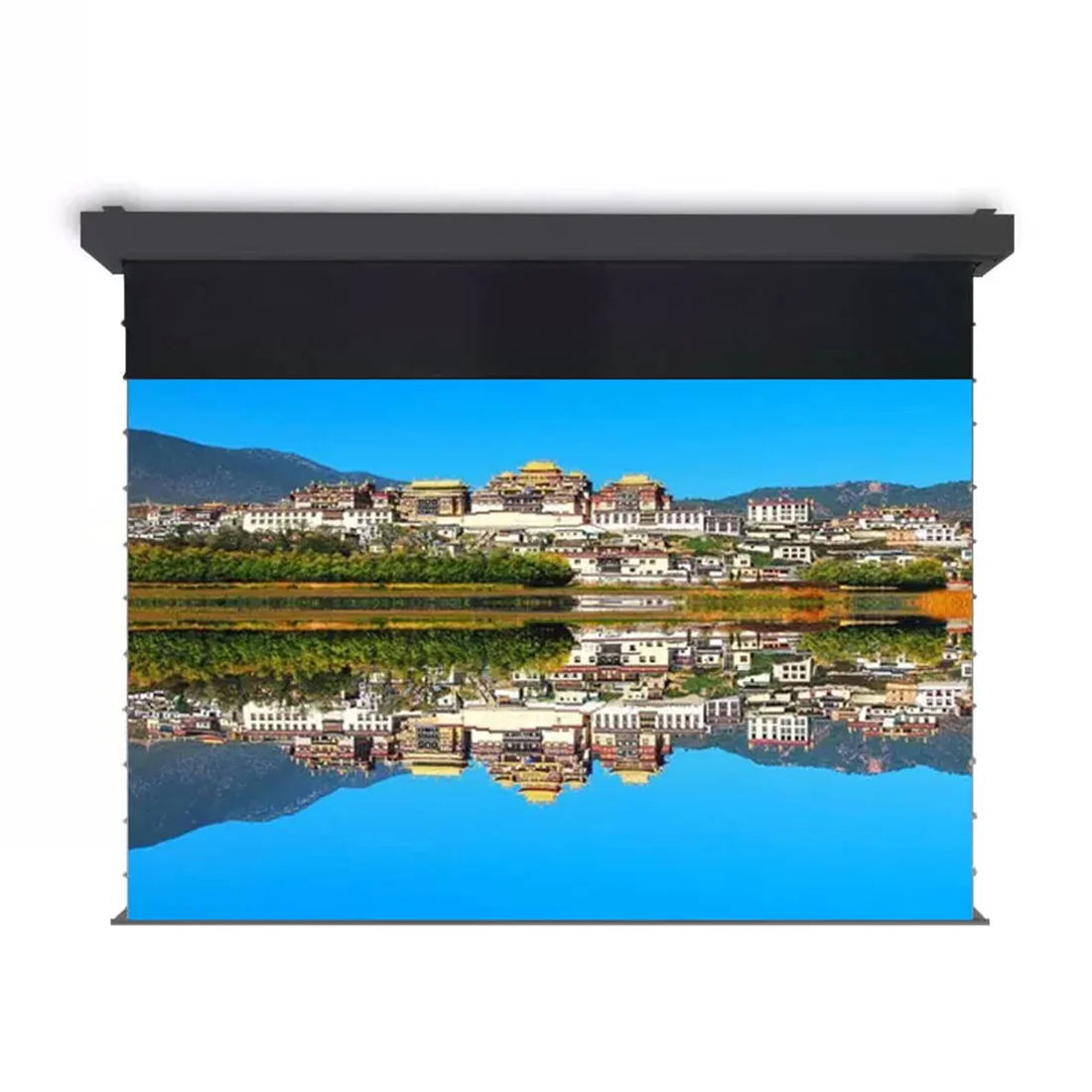 Экран моторизированный Deluxe FJ2-TT120H 4K 265х 149 