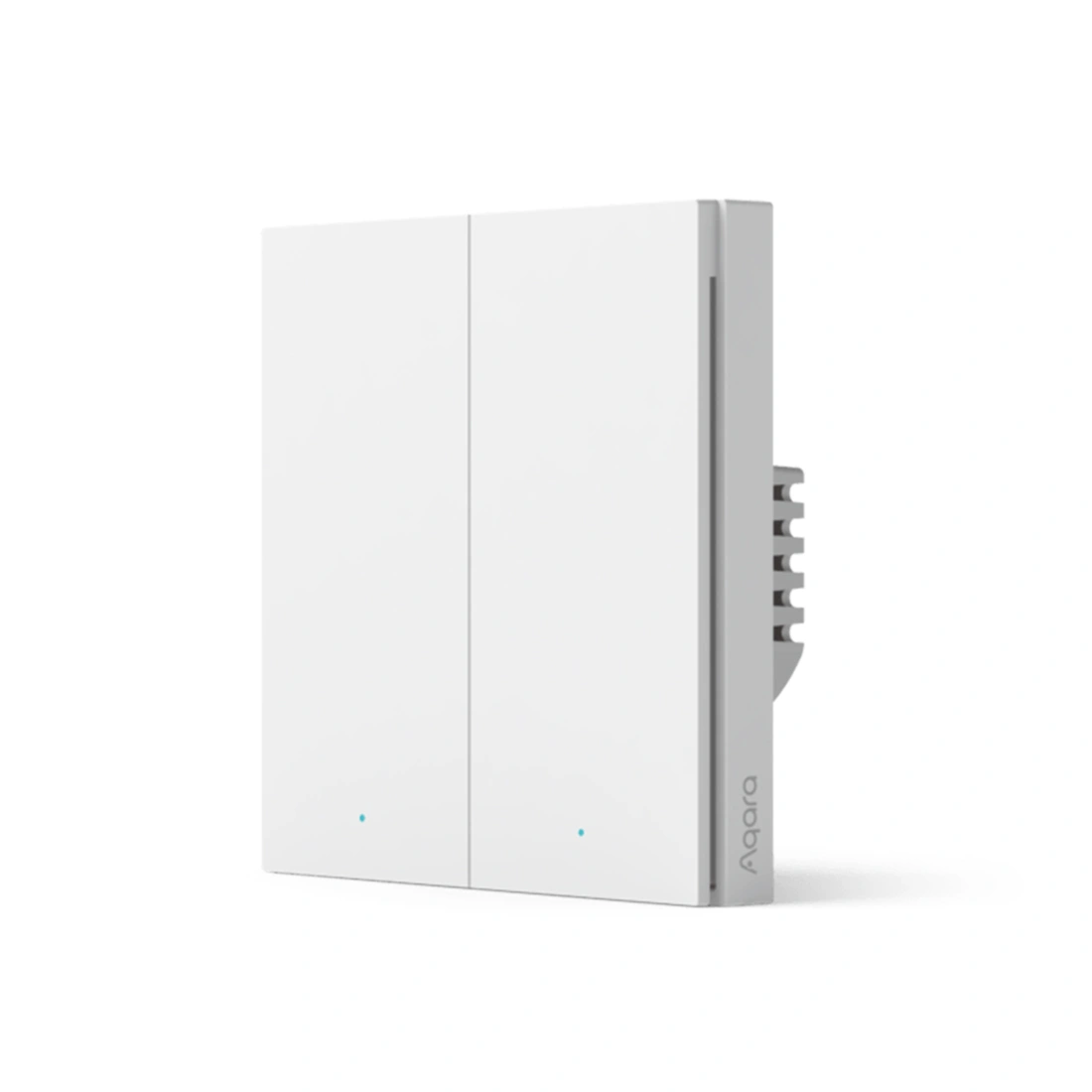 Настенный выключатель двухклавишный Aqara Smart Wall Switch H1 (With Neutral, Double Rocker) 